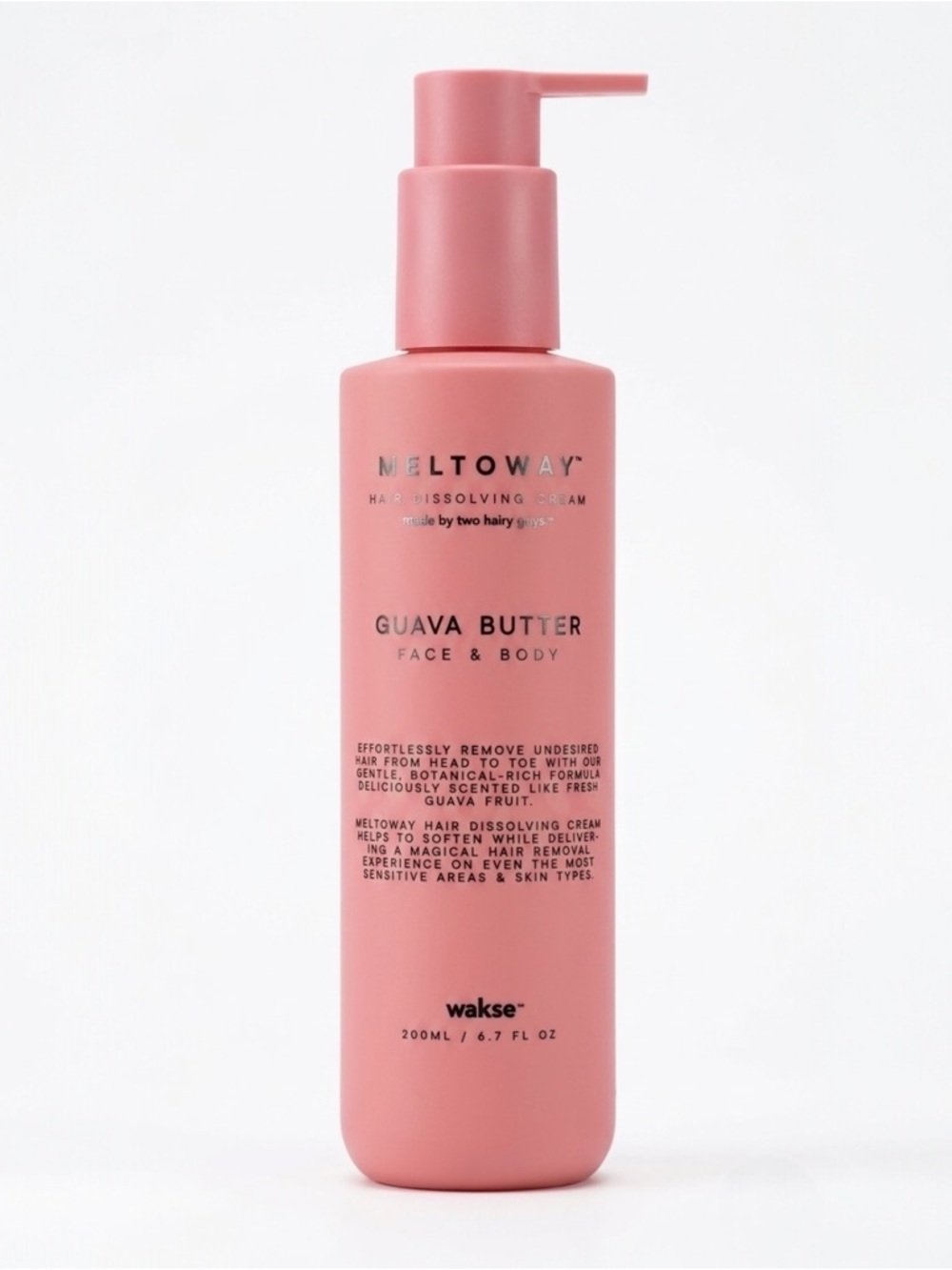 Wakse Meltoway Guava Butter Hair Dissolving Cream Face Body Gentle Removal